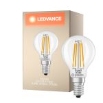 Ledvance Classic LED E14 Pear Filament Clear 2.5W 470lm - 827 Extra Warm White | Dimmable - Replaces 40W