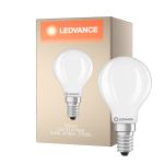 Ledvance Classic LED E14 Pear Frosted 2.5W 470lm - 827 Extra Warm White | Dimmable - Replaces 40W